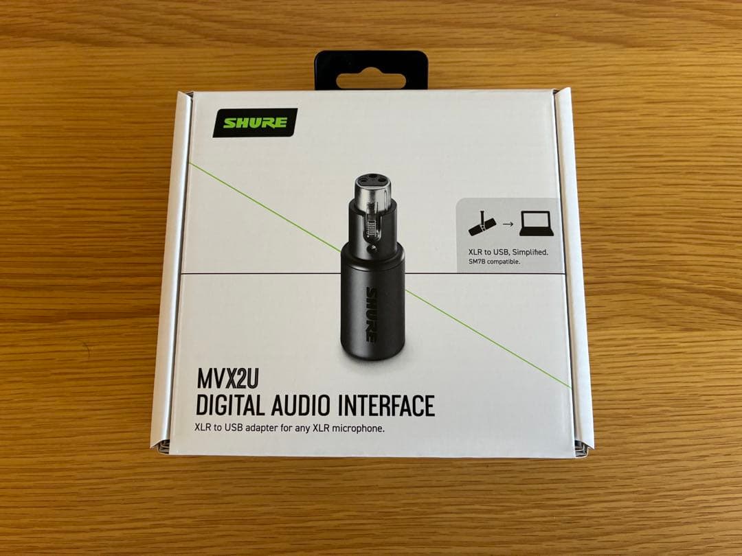 シュア SHURE MVX2U オーディオインターフェイス