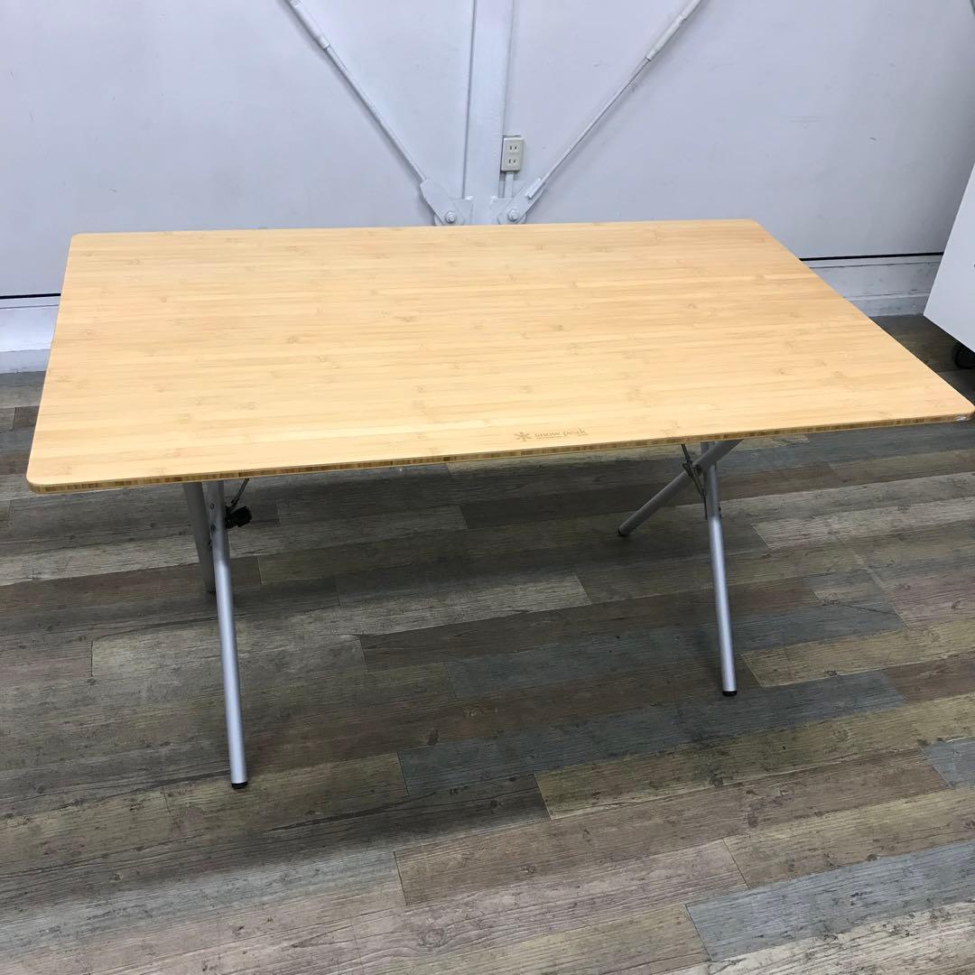 スノーピーク　ワンアクションテーブルロング　竹　 peak
