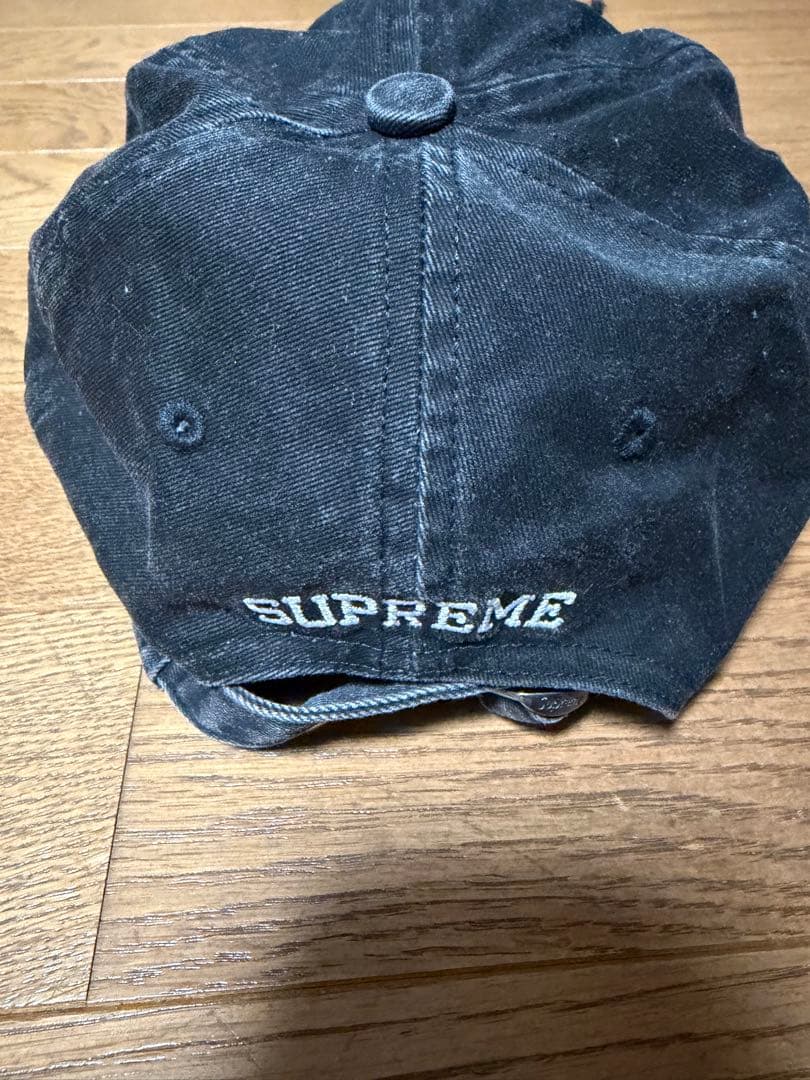 supreme hats S Logo 6-Panel ブラック
