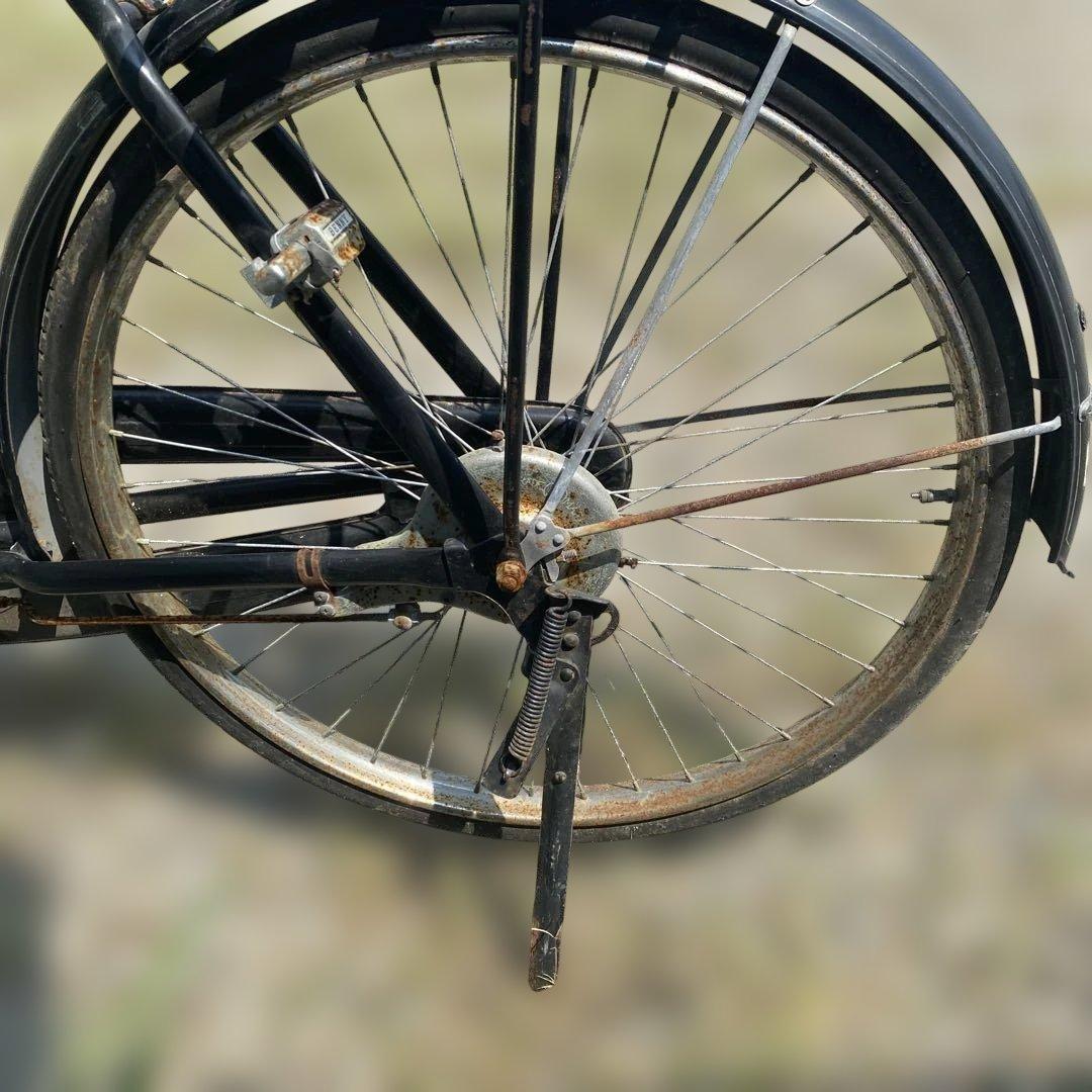 激レア　昭和レトロ　山口ベニー号　自転車　バネブレーキ　ヴィンテージアンティーク