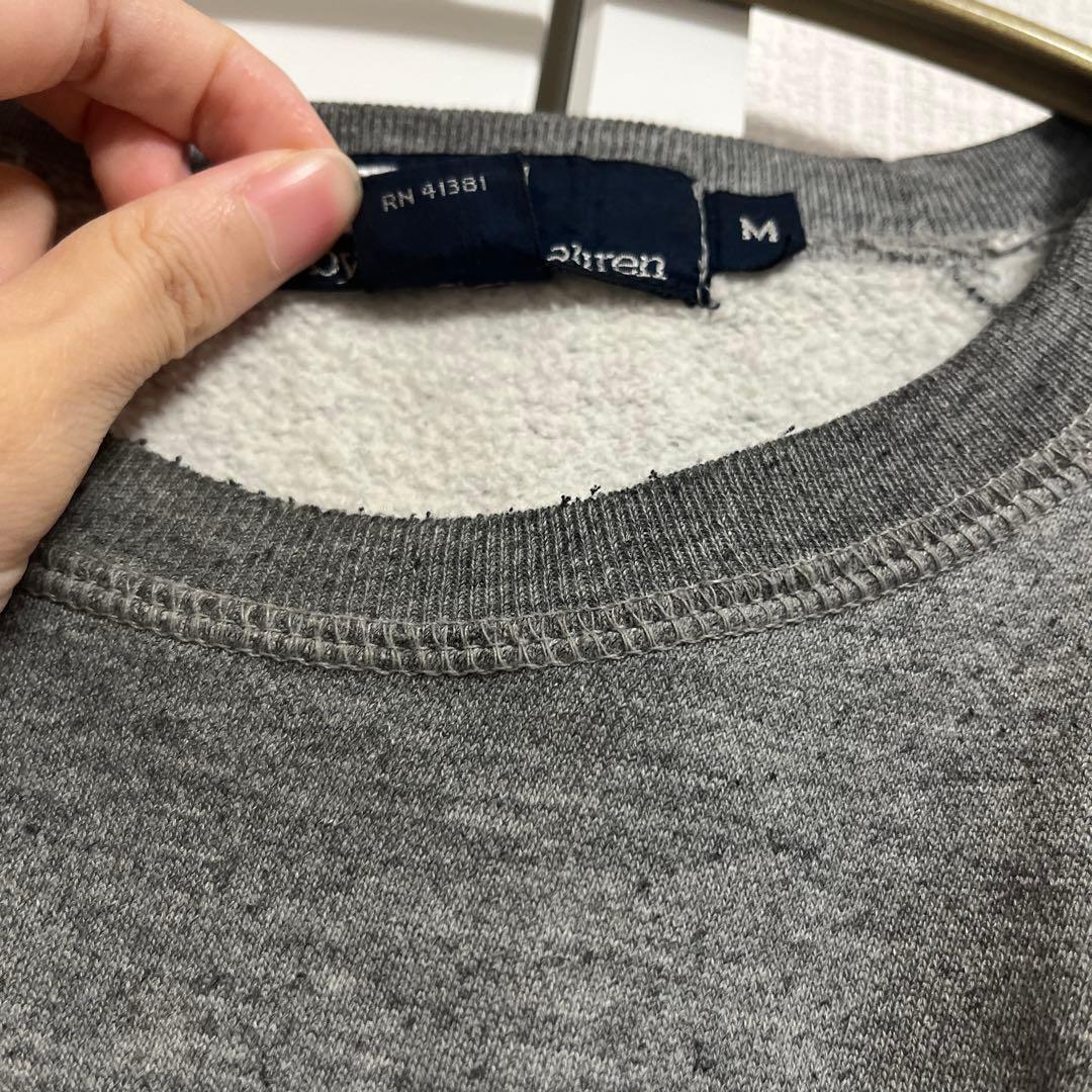 ち*い様 【希少】90s POLO ラルフローレン ポロベア スウェット M 霜