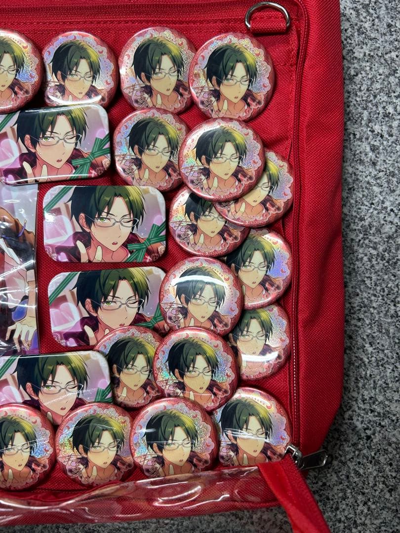 あんスタ あんさんぶるスターズ 蓮巳敬人 缶バッジ　ラバーストラップ