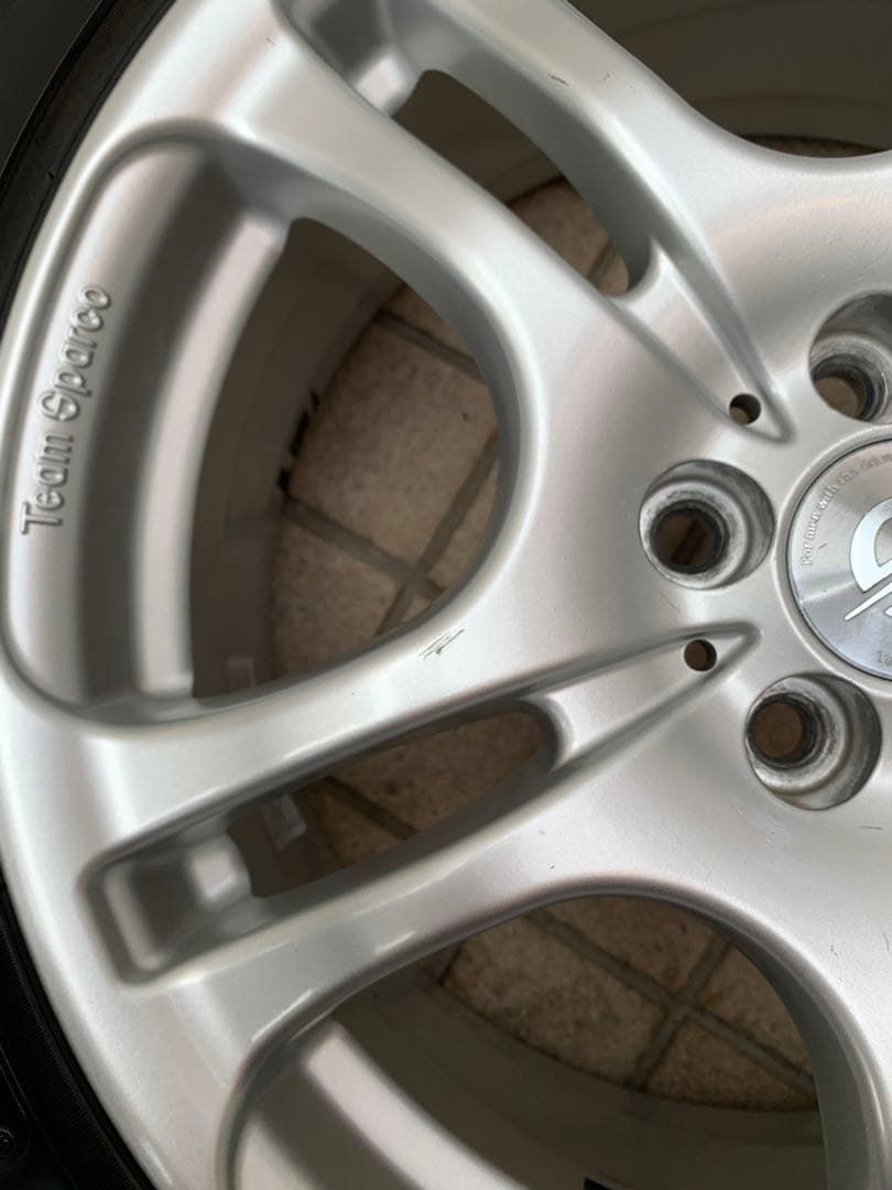 ブリヂストンスタッドレス215/55R17 Team Sparcoホイール