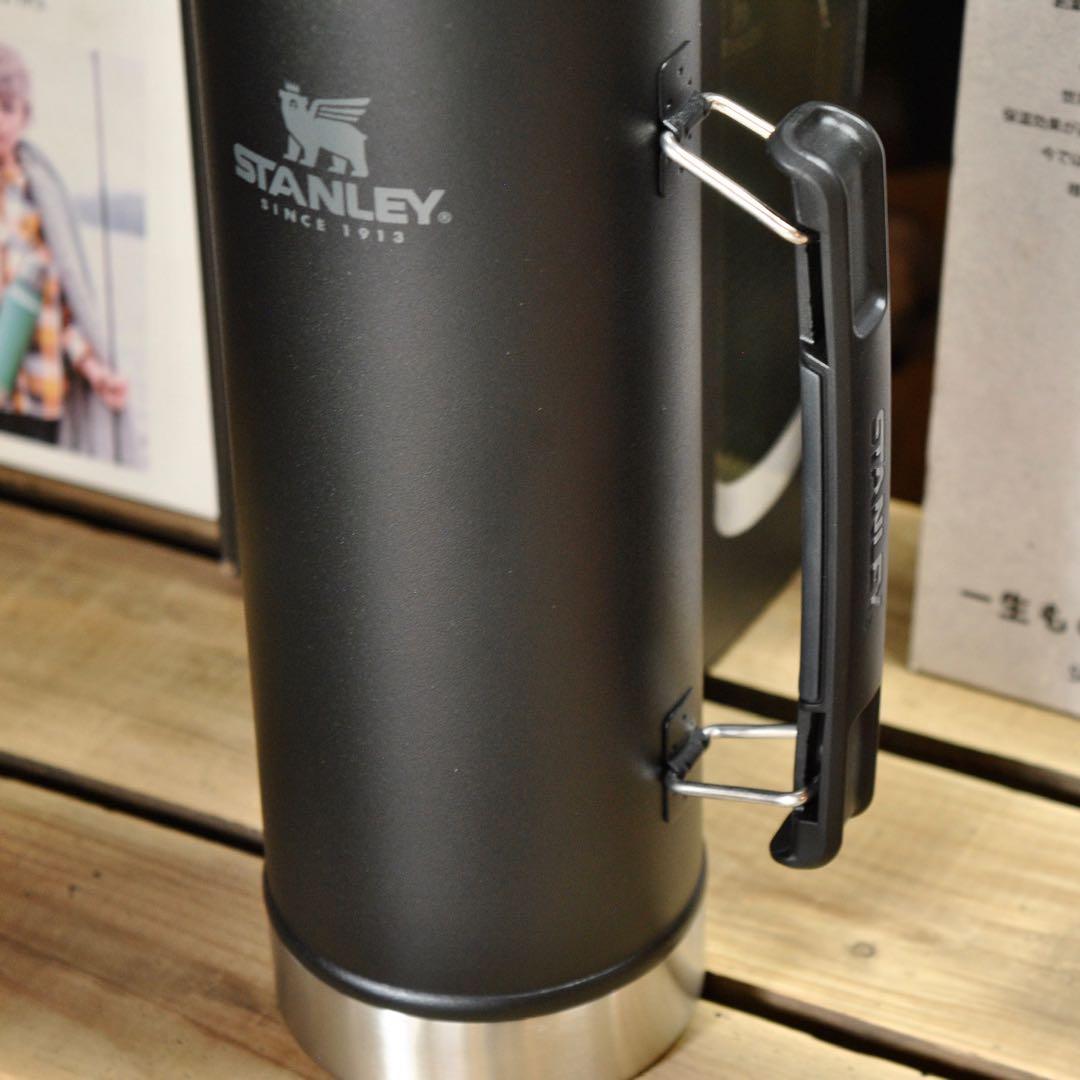 スタンレーSTANLEYクラシック真空ボトル1Lマットブラック 正規品 水筒