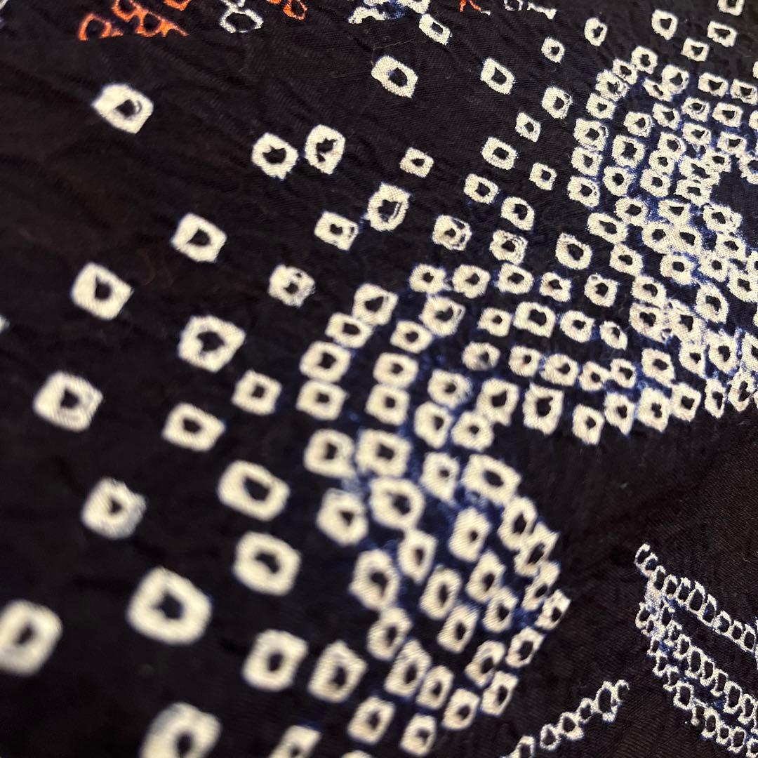 専用　有松鳴海絞り 黒　極美品