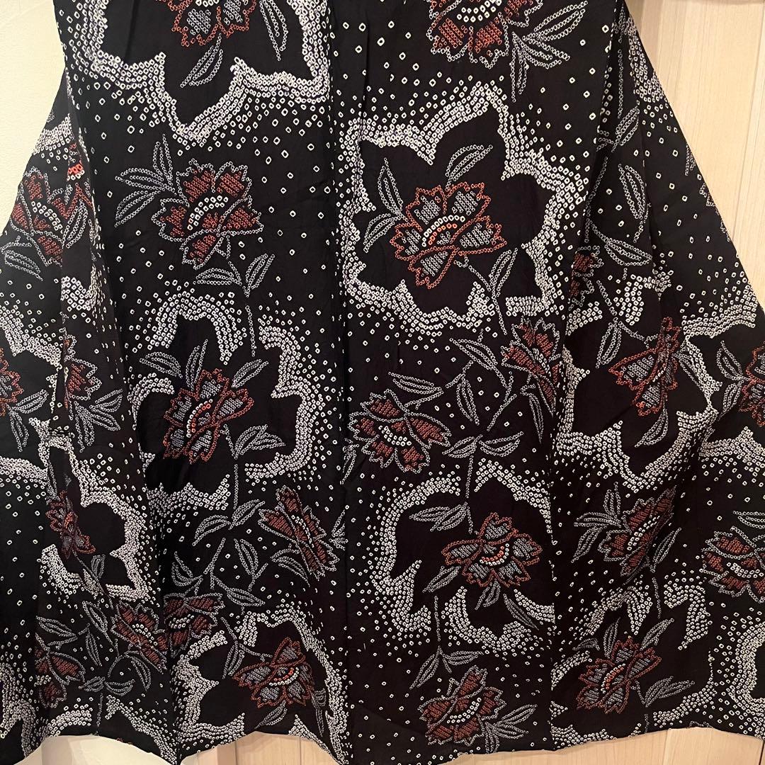 専用　有松鳴海絞り 黒　極美品