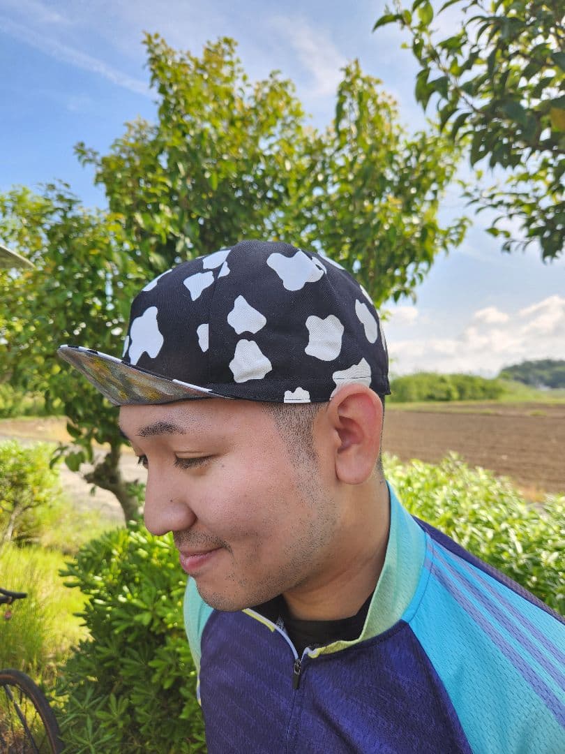 ★サイクルキャップ★【No.95】筋斗雲にゃんこ猫遊記(グリーン)