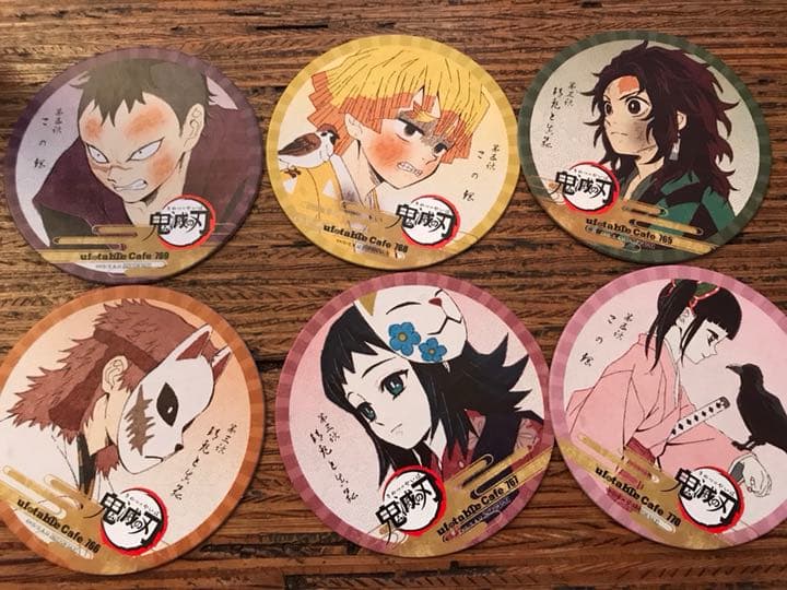 鬼滅の刃 ufotablecafe限定 コースターコンプセット