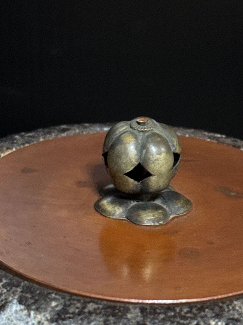 平安 名人 泰山堂 造 白肌 平提手銀象嵌 丸型 鉄瓶 茶道具