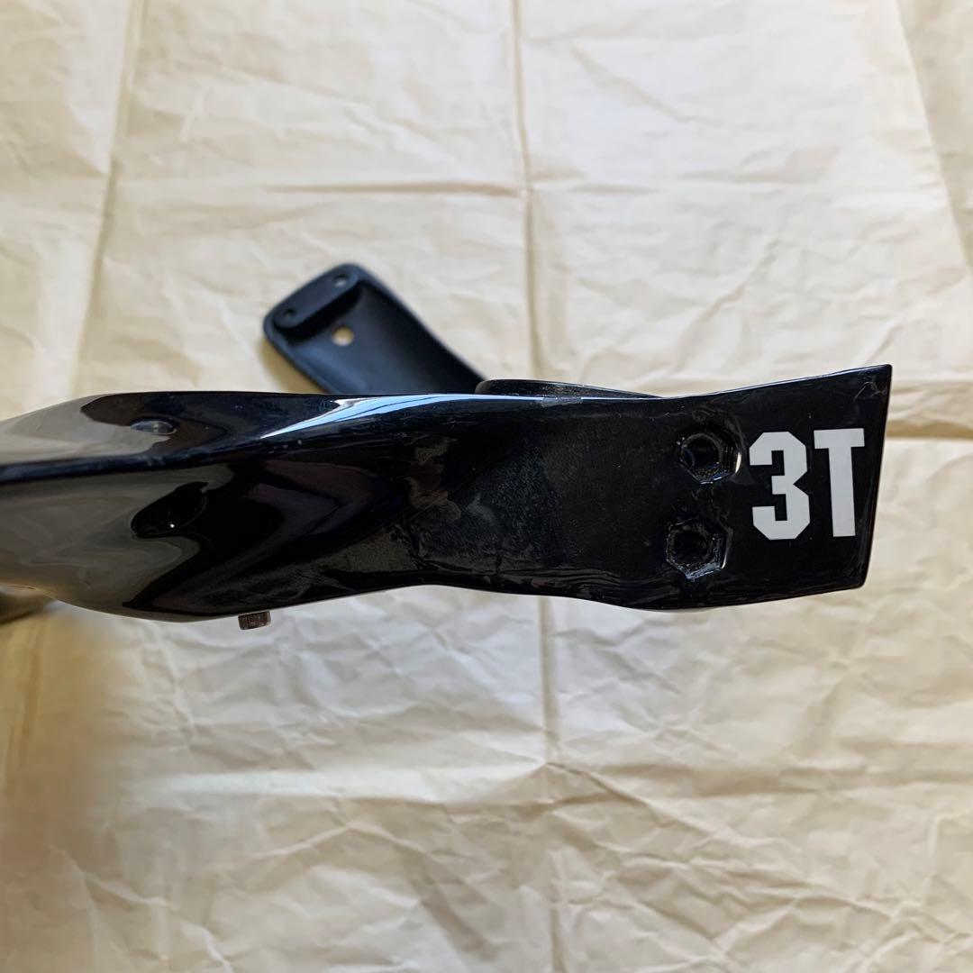 3t カーボンハンドル ベースバー ステム一体型 ピストバイク トリプルティー