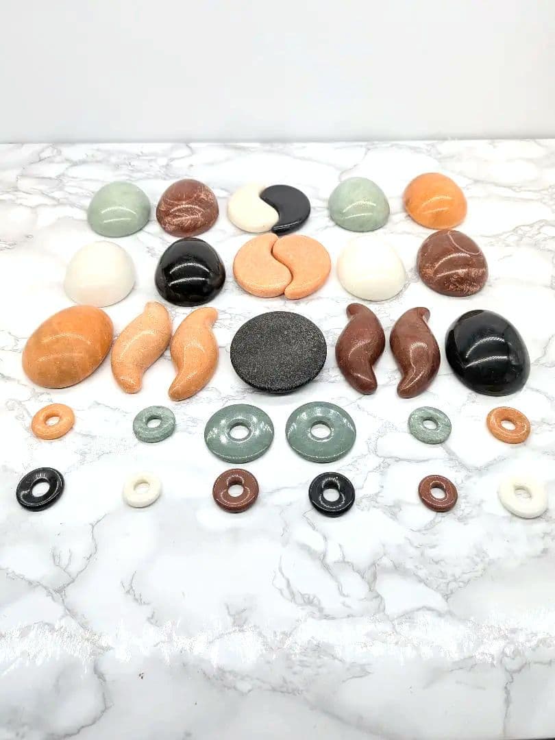 リラクゼーショングッズ天然 石のセット　ホットストーン　高級セット　エステ