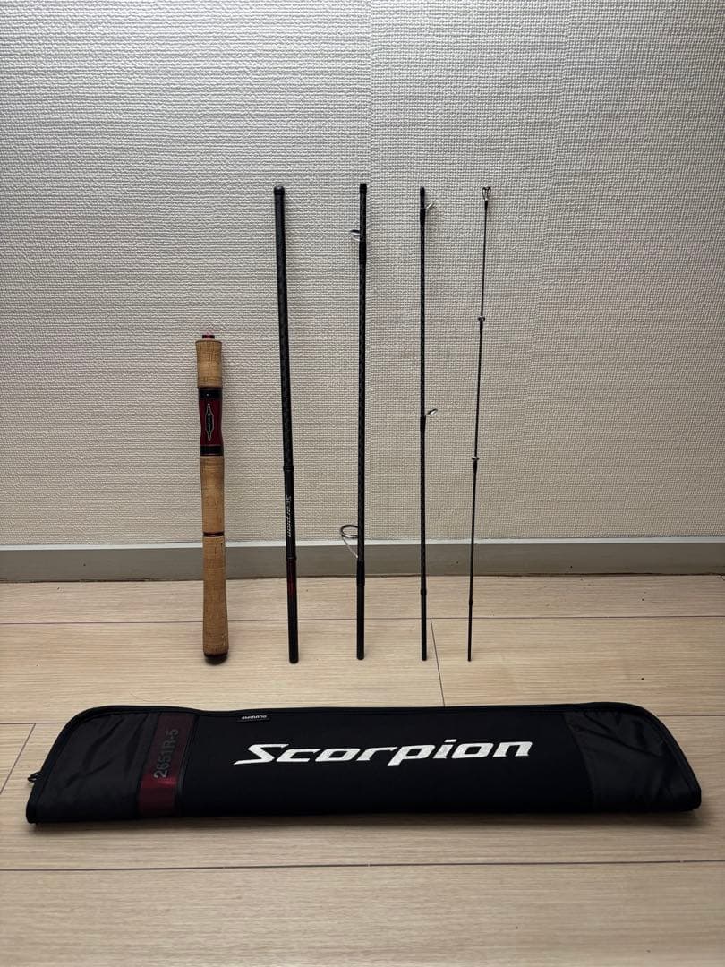 シマノ　スコーピオン2651r-5 パックロッド　モバイルロッド　バス　チヌ