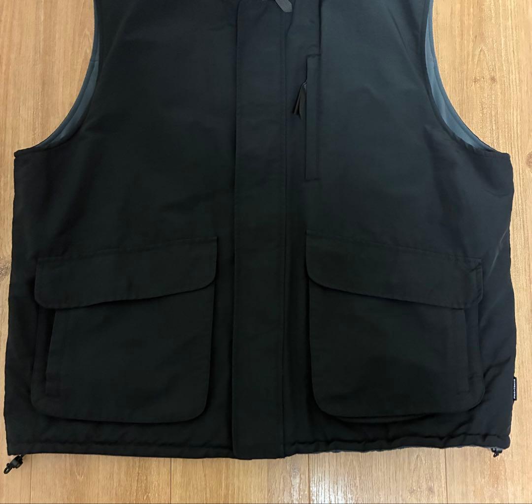 PWA WIND-STOP RV VEST BLACK プア　リバーシブルベスト