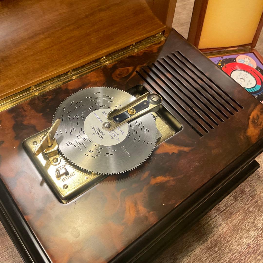 美品！REUGE リュージュ ディスク交換式 ドーム型 オルゴール 動作確認済