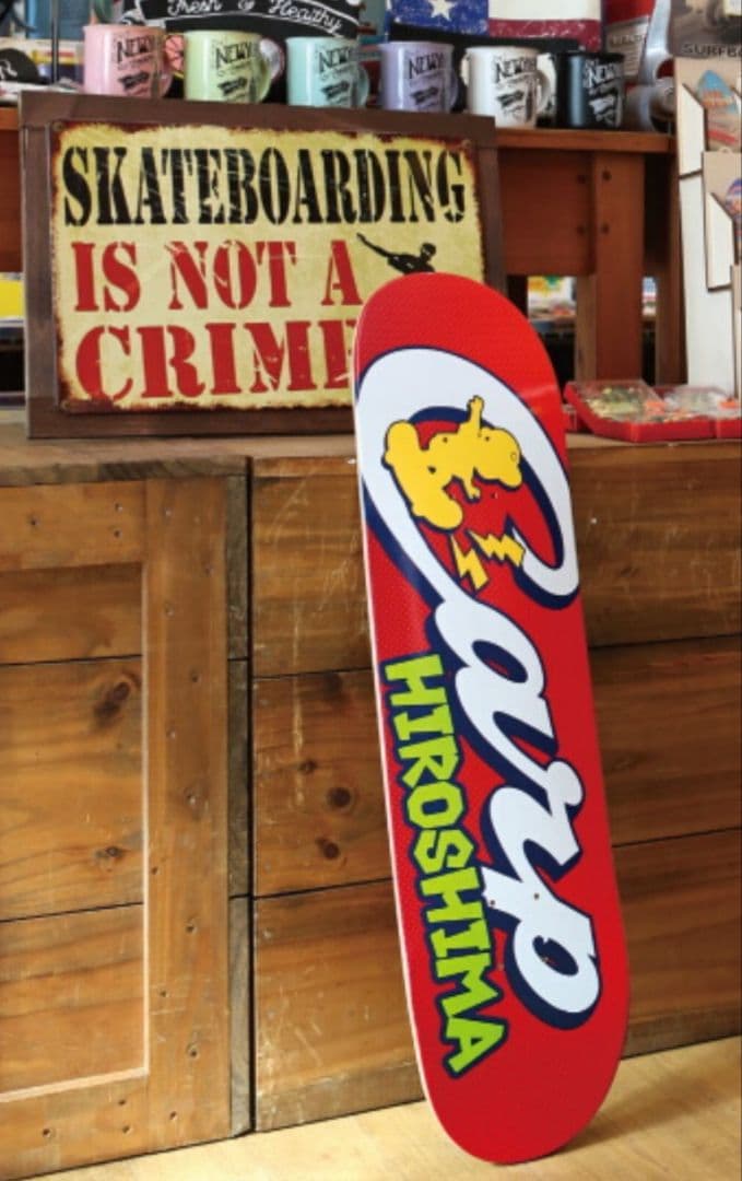 カープ坊やスケートボードデッキ！限定完売品！