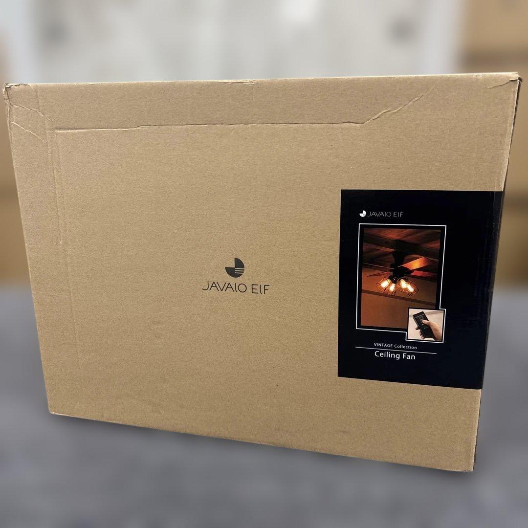 JAVALO ELF シーリングファン JE-CF001V 2024年 ブラック