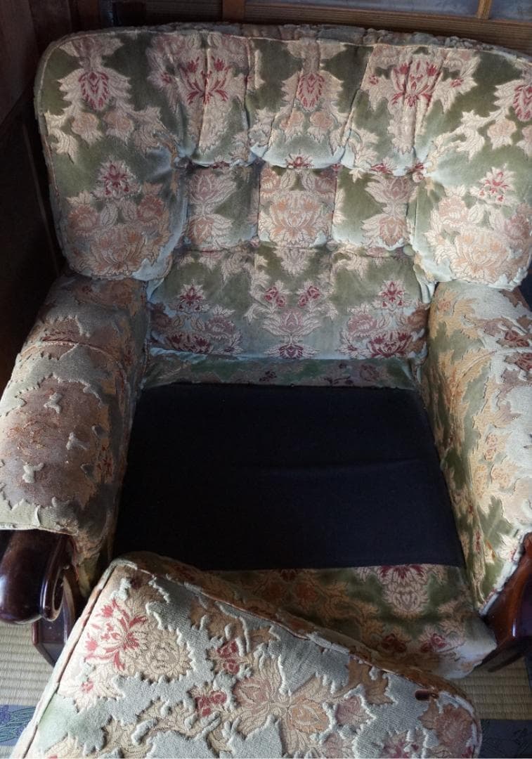 期間限定SALE・カリモク・一人掛けソファー・ヴィンテージ・昭和レトロ・金華山