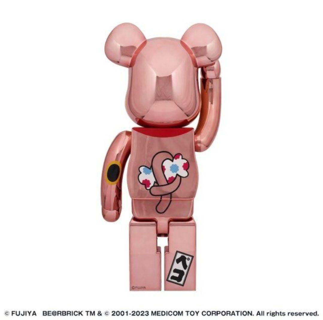 BE＠RBRICK ペコちゃん 金運ダブル小判 桃金1000％ ベアブリック