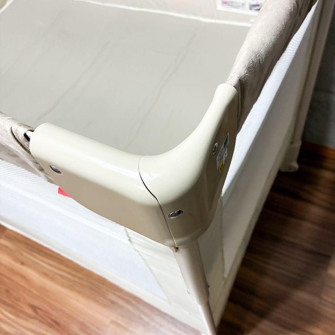 Aprica ココネルエアープラス ベビー ベッド シュークリームGR