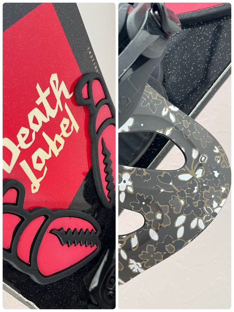 Death Label スノーボード板　143cm セット　FLUX
