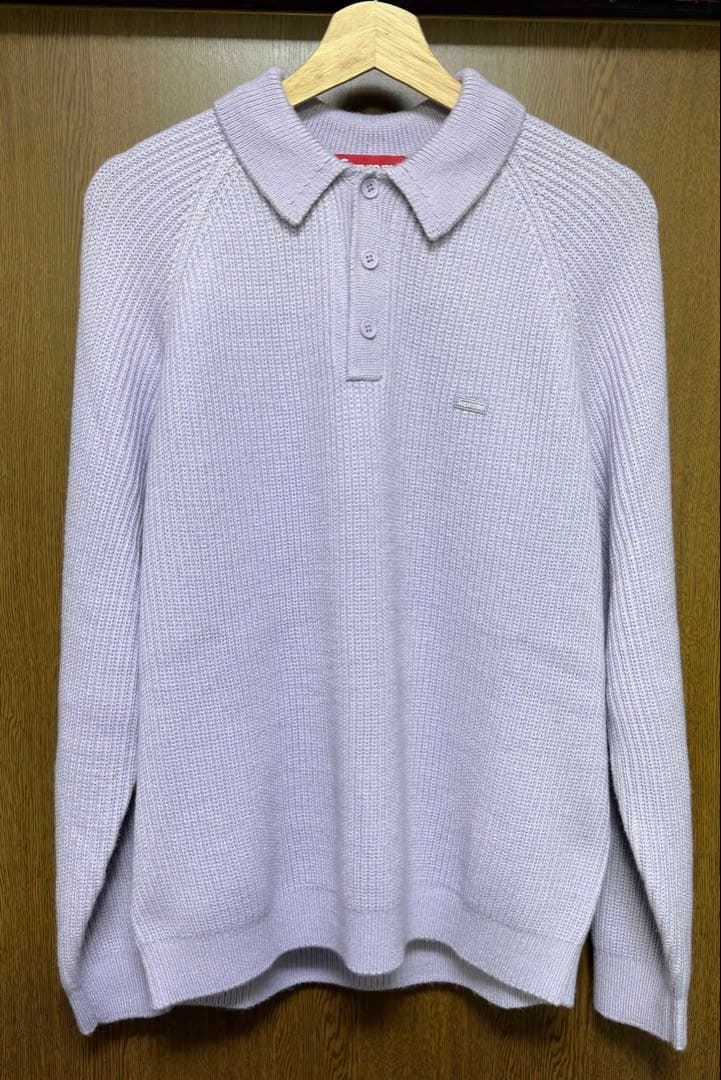 トップス Supreme Small Box Polo Sweater lavender