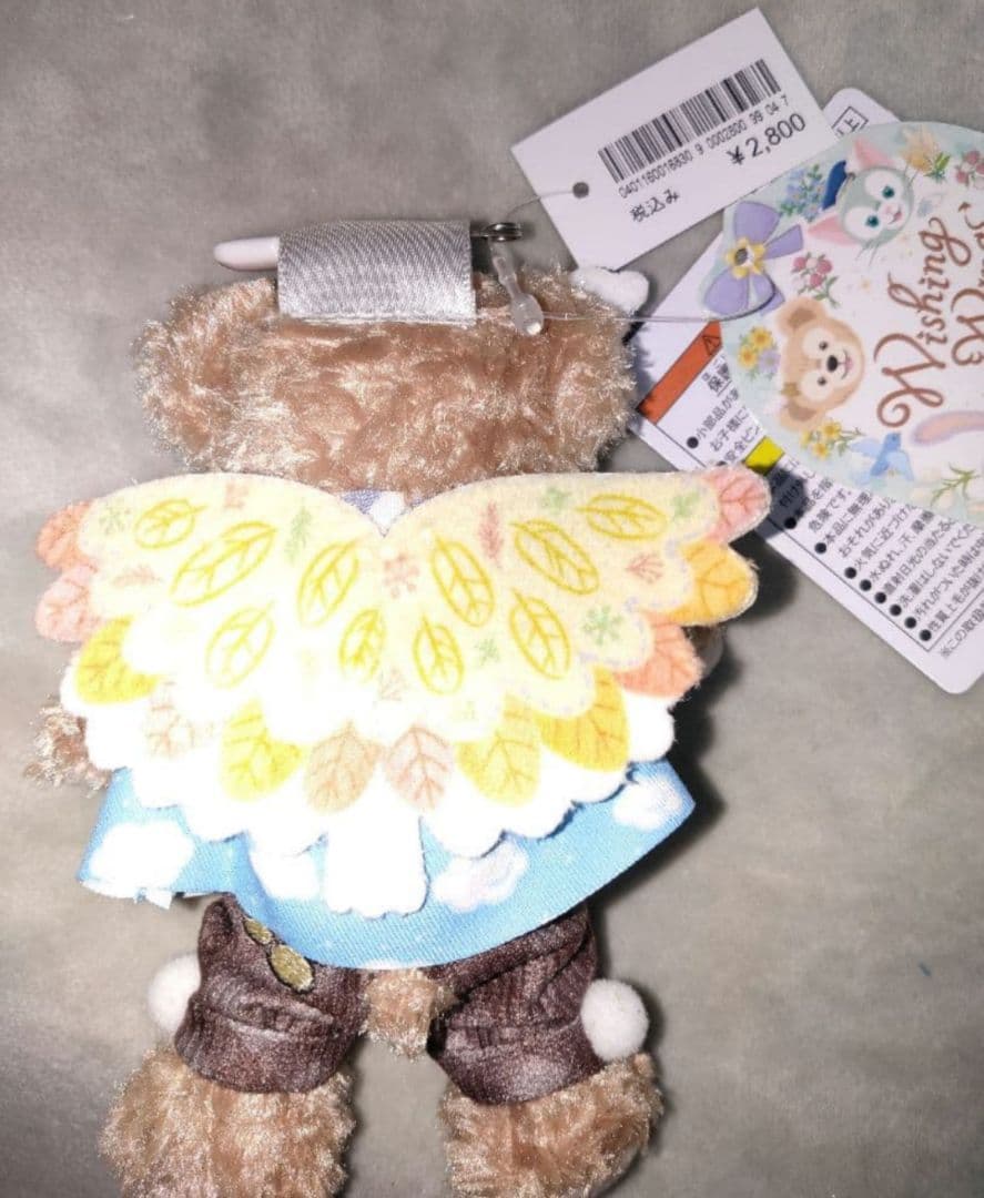 ディズニーシー　ウィッシングウィングス　ダッフィー　ぬいぐるみバッジ　5点