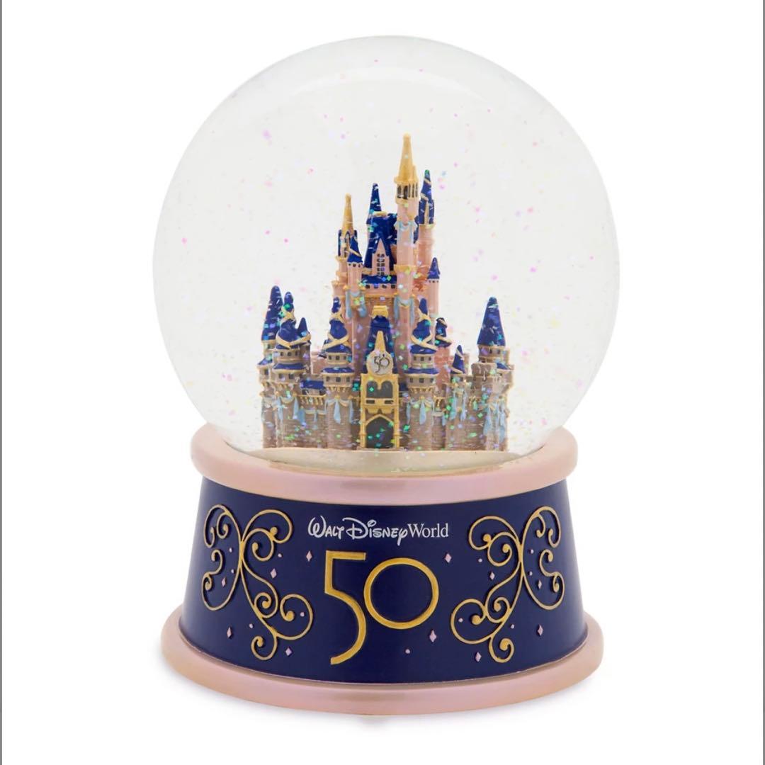 ディズニー　WDW 50周年　スノードーム　限定　完売品　新品未開封