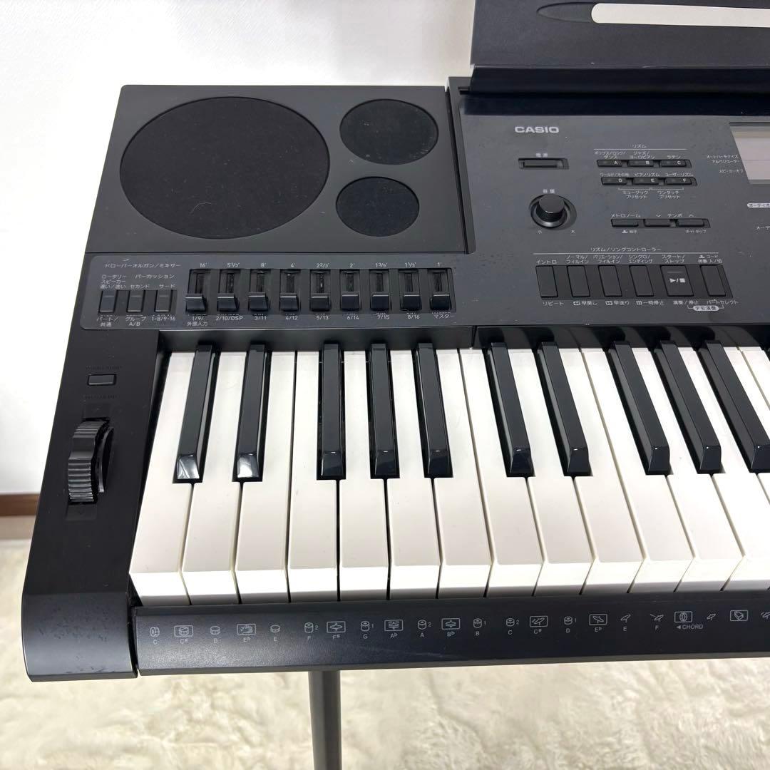 CASIO カシオ 電子ピアノ 61鍵 CTK-7200 ブラックキーボード