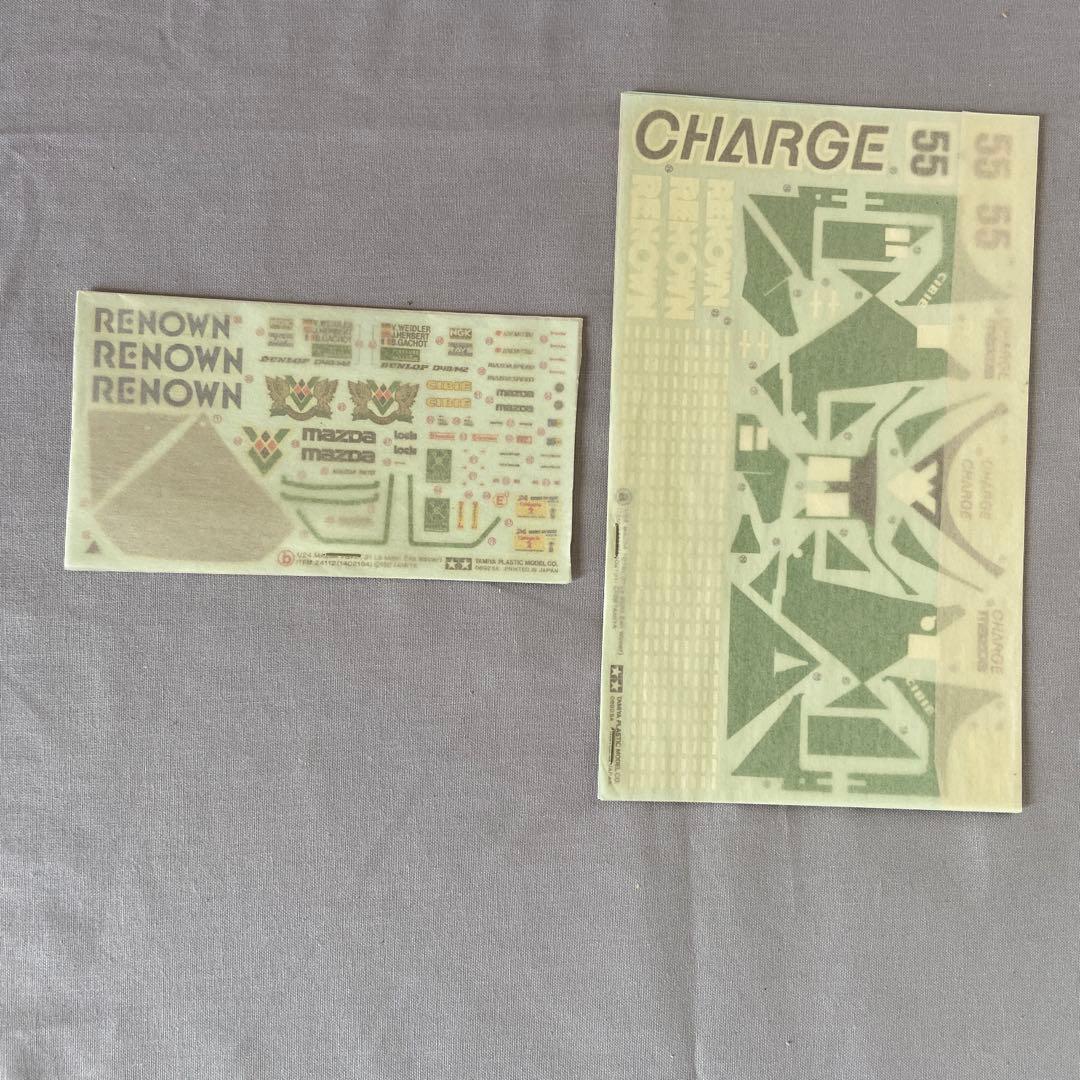 【絶版】タミヤ 1/24マツダ787B STUDIO27デカール付き