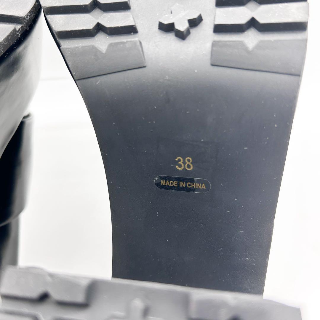 未使用✨MAISON SPECIAL ボリュームソールローファー 38 ブラック