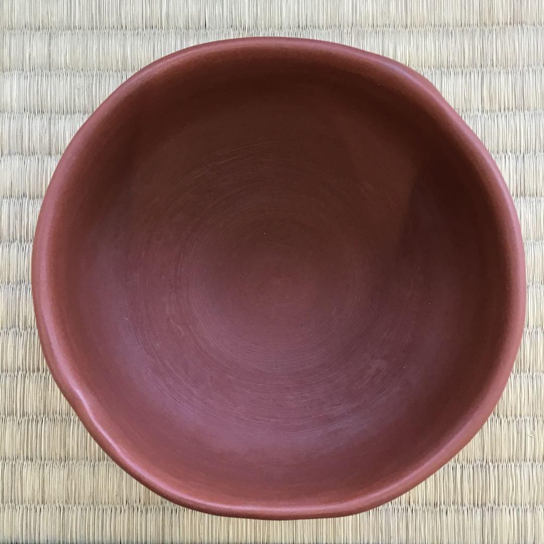 茶道具 茶碗 常滑焼 朱泥 尾州常滑市 頼鳳堂 Nｏ.221