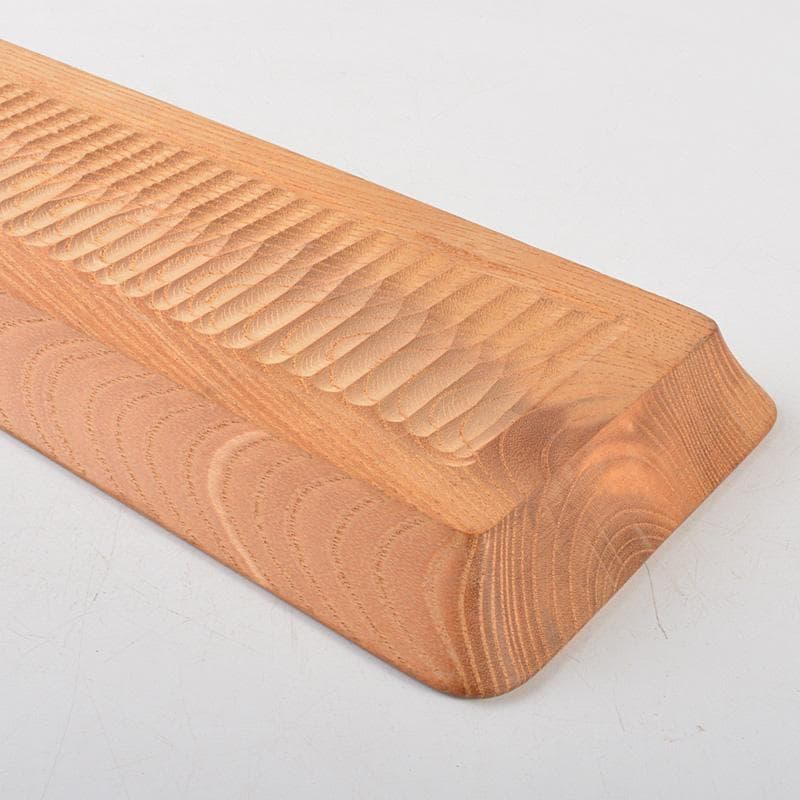 煎茶道具　欅製　一文字盆　煎茶盆　香盆　C　6573