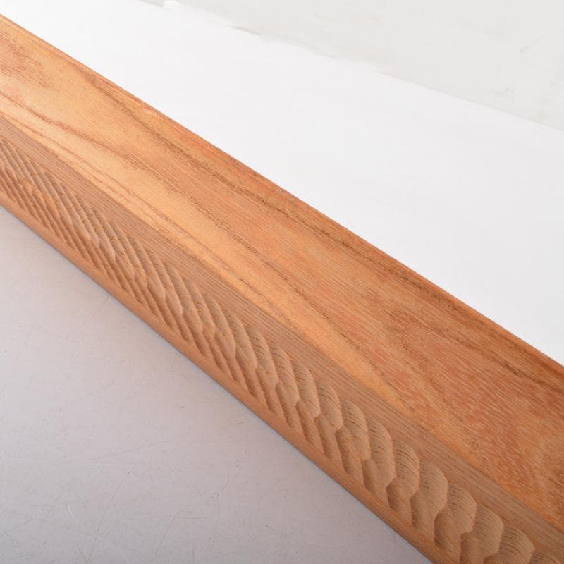 煎茶道具　欅製　一文字盆　煎茶盆　香盆　C　6573