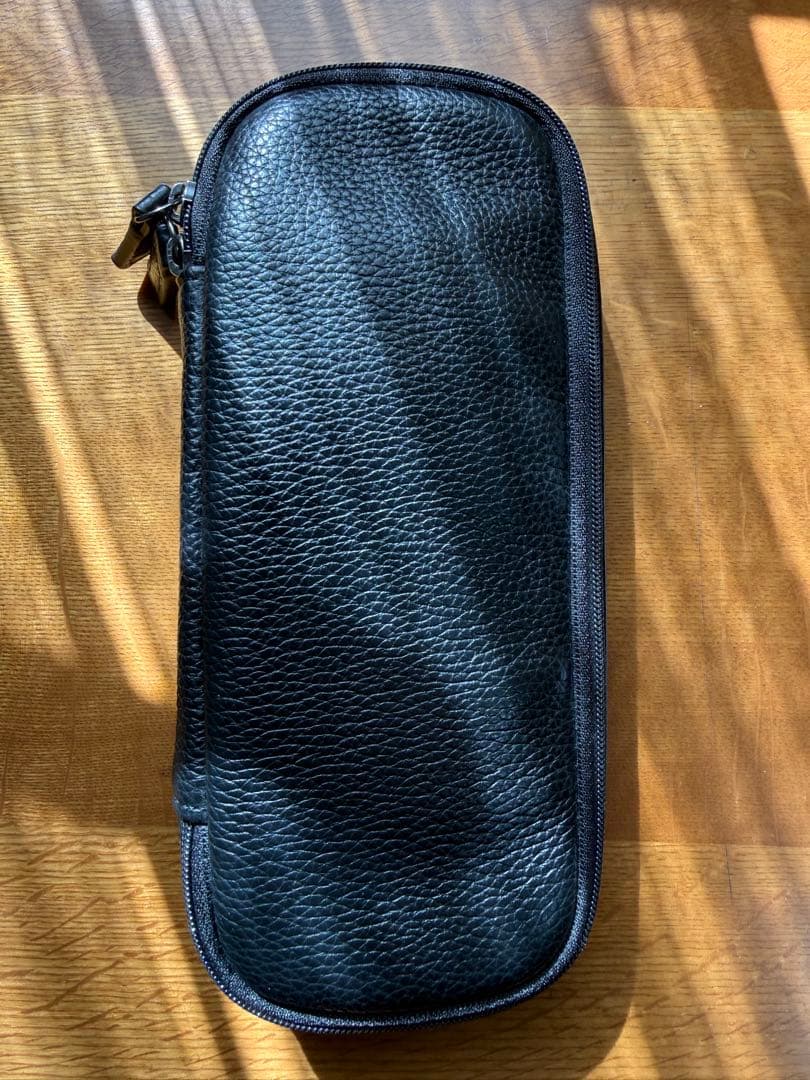 SEASAR OctFoldペンケース エンボスレザー ブラック【しーさー】