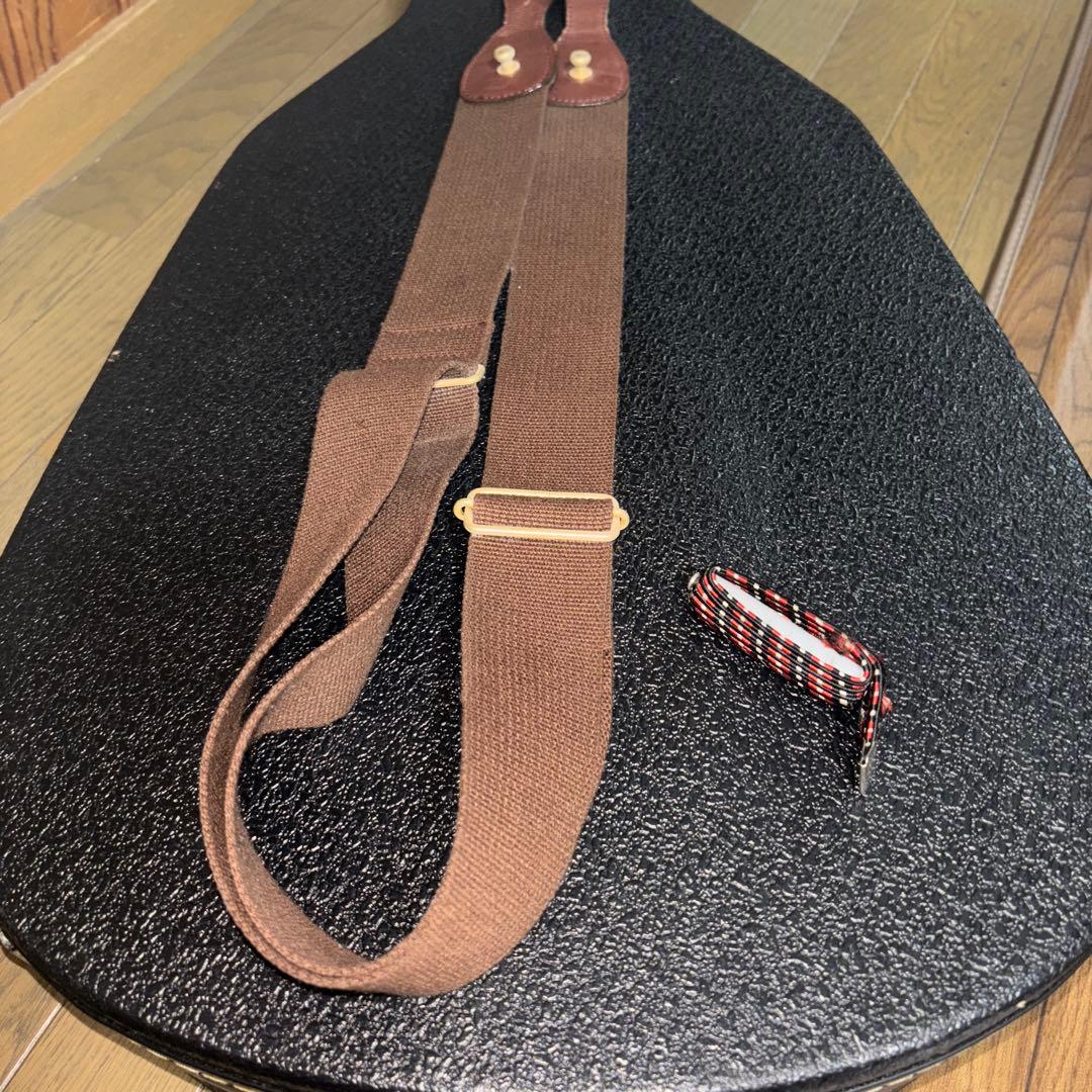 Morris Special W-35 ハードケース　ストラップ　ゴム式カポ付き