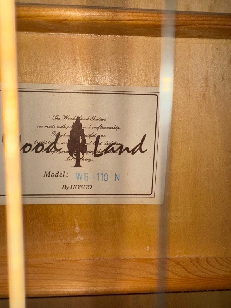 初心者の方必見‼️小振りなwood land‼️調整済み‼️弾き易くセッティング‼️