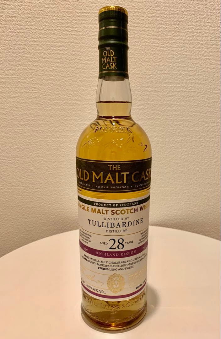 タリバーディン　Tullibardine Old Malt Cask　28年