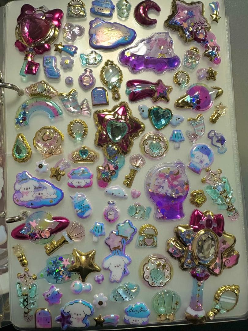 3月末まで　B5シール帳完成品　ボンボンドロップシール多め　その他シール