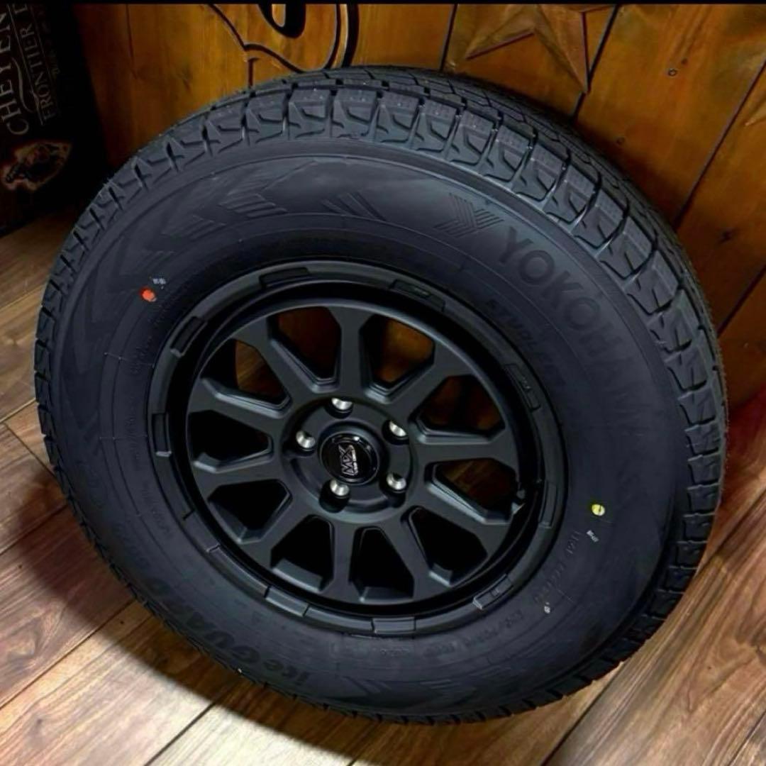 デリカ用❄️235/70R16❄️スタッドレス❄️マットブラック❄️新品セット