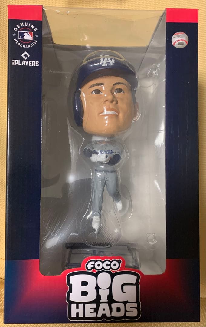 限定　大谷翔平　ビックボブルヘッド【ビジターユニホーム】FOCO社 新品未開封