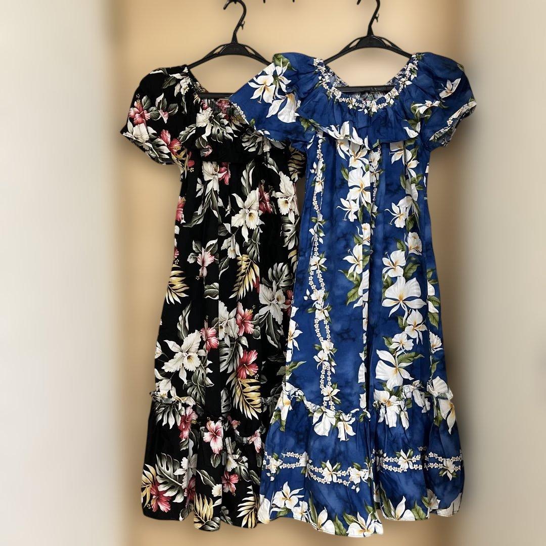 美品‼️Jad Fashions フラワープリント ムームー 2着セット