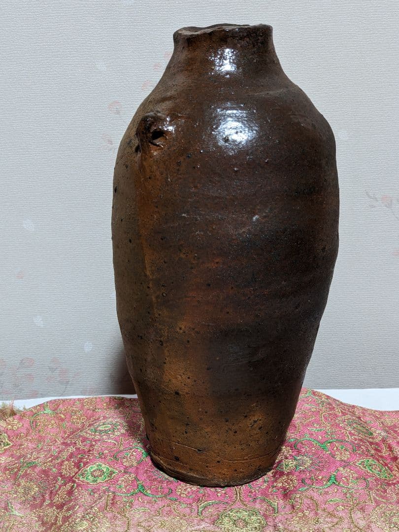 ♦珍物！時代物【在銘 古い焼締め】備前焼？コレクション 骨董品 アンティーク