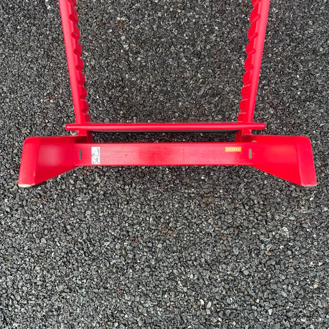 【良品】ストッケ トリップトラップ　レッド　シリアル4