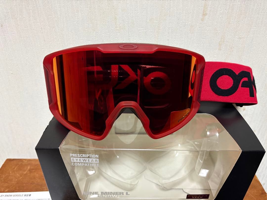 Oaklel Line Miner L オークリーゴーグル　中古品