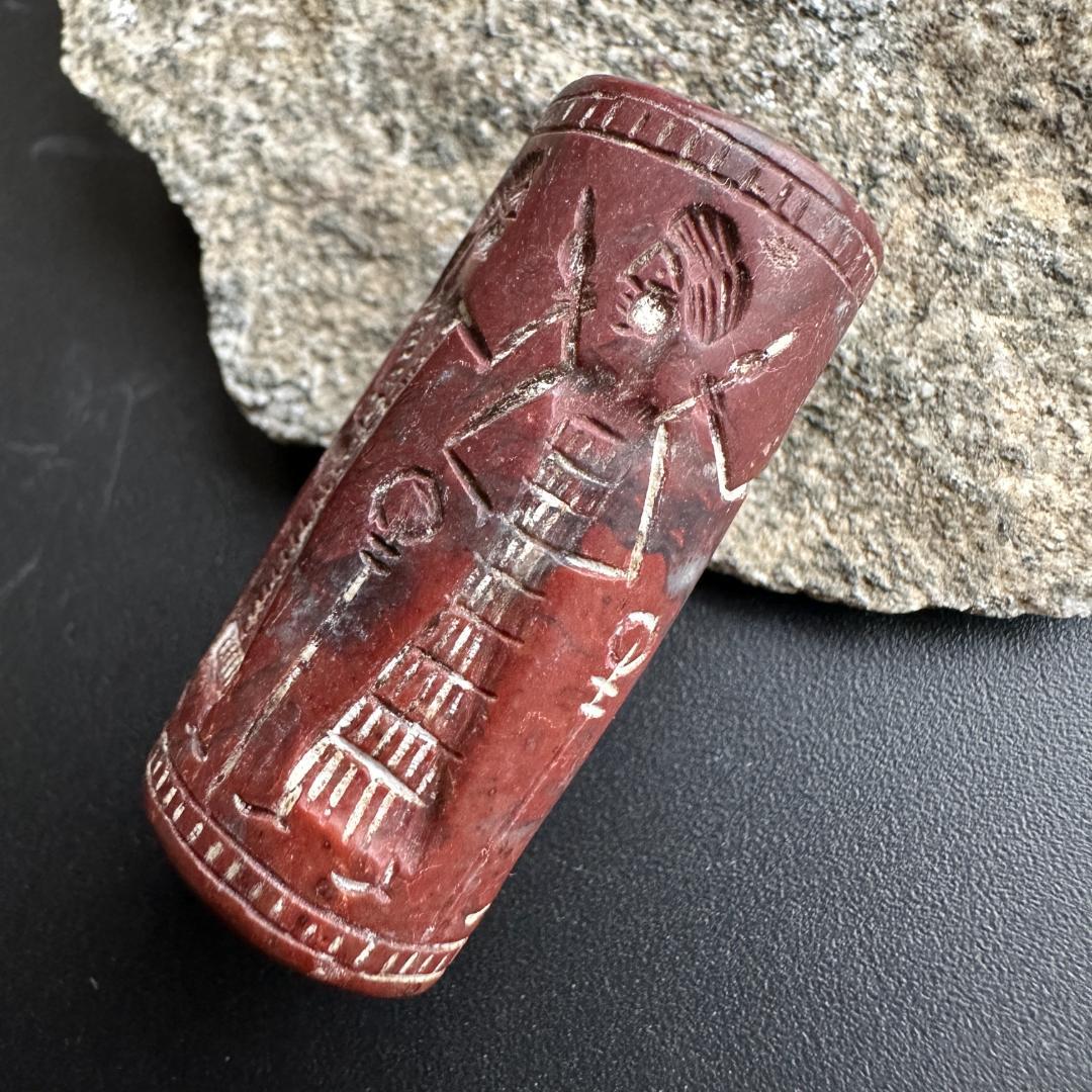 円筒印章 古代文明 メソポタミア文明 スタンプ パワーストーン 1492