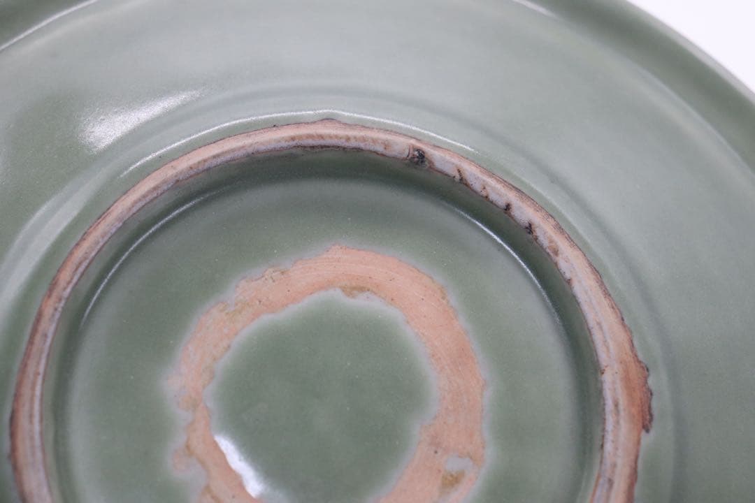 ※中国　龍泉窯　魚紋大皿　青磁　送料込み0814