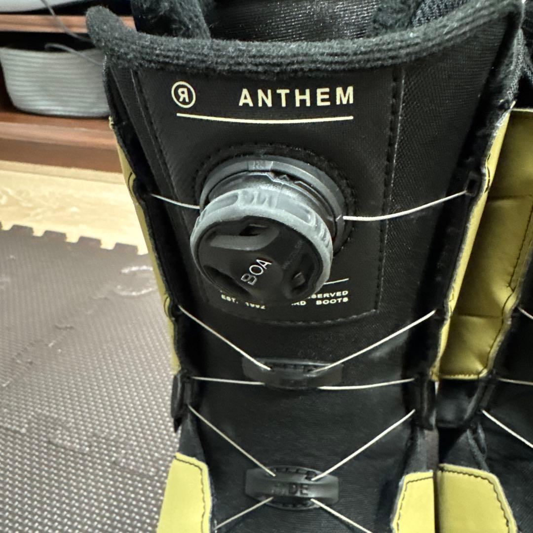 ANTHEM スノーボードブーツ 黒/黄色