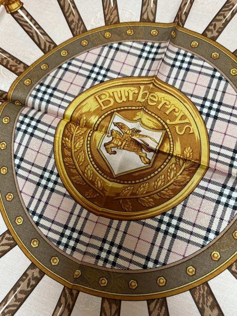 H*a様 シルク&コットンBurberrys チェック柄 ハンカチ 5点セット
