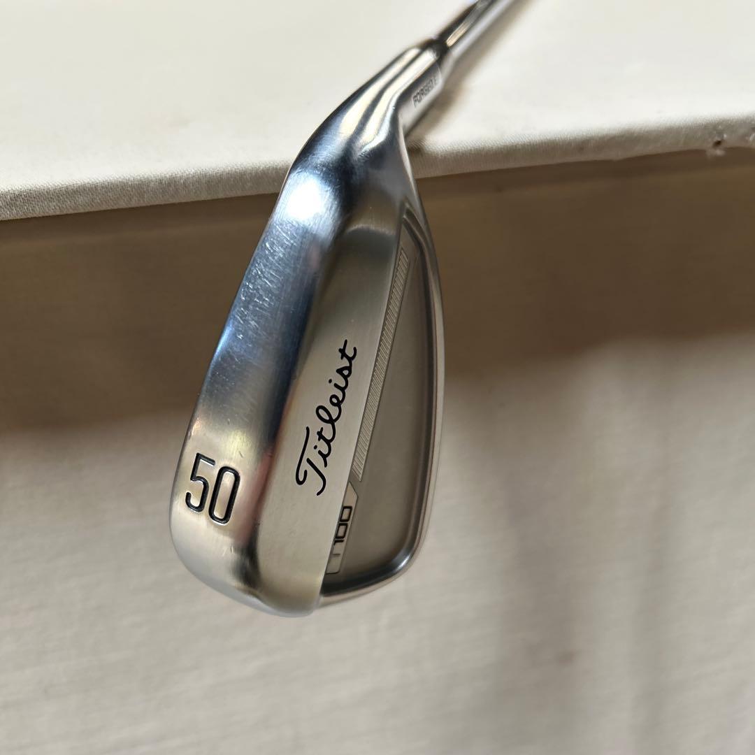 美品　タイトリスト 2023 T100 50度 プロジェクトX6.5