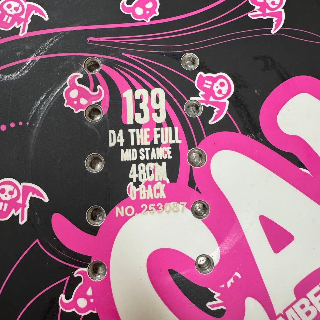NOVEMBER D4 スノーボード 139cm Wax済み　カワイイ
